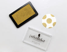 Lade das Bild in den Galerie-Viewer, PERLENFISCHER Pigment Stempelkissen Gold