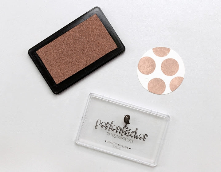 PERLENFISCHER Pigment Stempelkissen Rose Gold