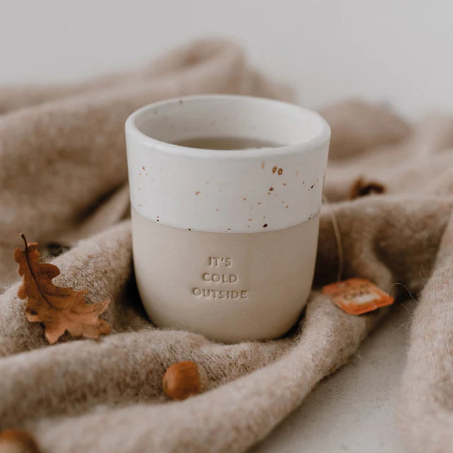 EULENSCHNITT Becher It`s cold outside