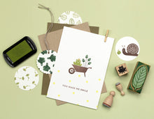 Lade das Bild in den Galerie-Viewer, PERLENFISCHER Stempel You make me smile