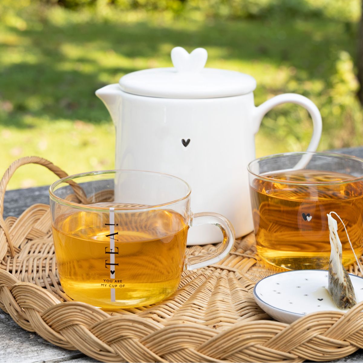 BASTION COLLECTIONS Teeglas You are my Cup of Tea & 2 Hearts