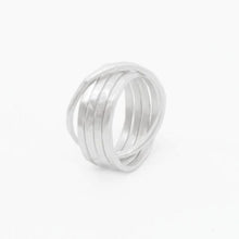 Lade das Bild in den Galerie-Viewer, SUSICALA Sophie 5 Twin Ring Sterlingsilber