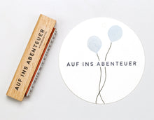 Lade das Bild in den Galerie-Viewer, PERLENFISCHER Stempel Auf ins Abenteuer