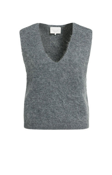 YAYA Pullunder aus Strick - Grey Melange