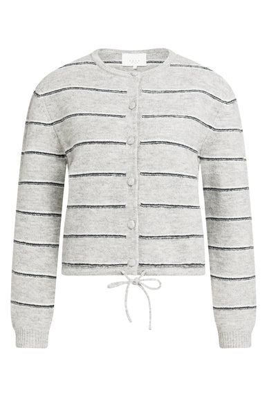 YAYA Cardigan aus Strick - Grey Melange