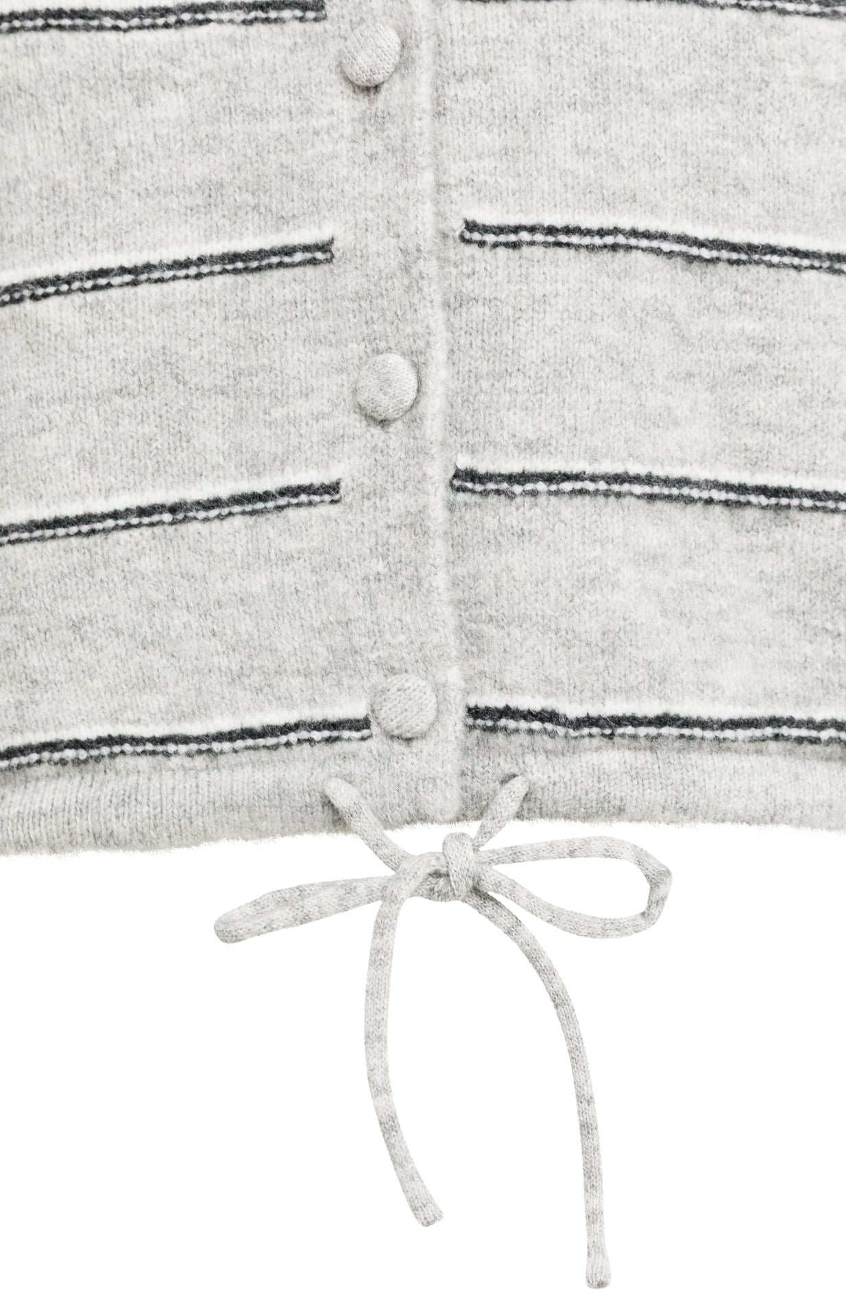 YAYA Cardigan aus Strick - Grey Melange