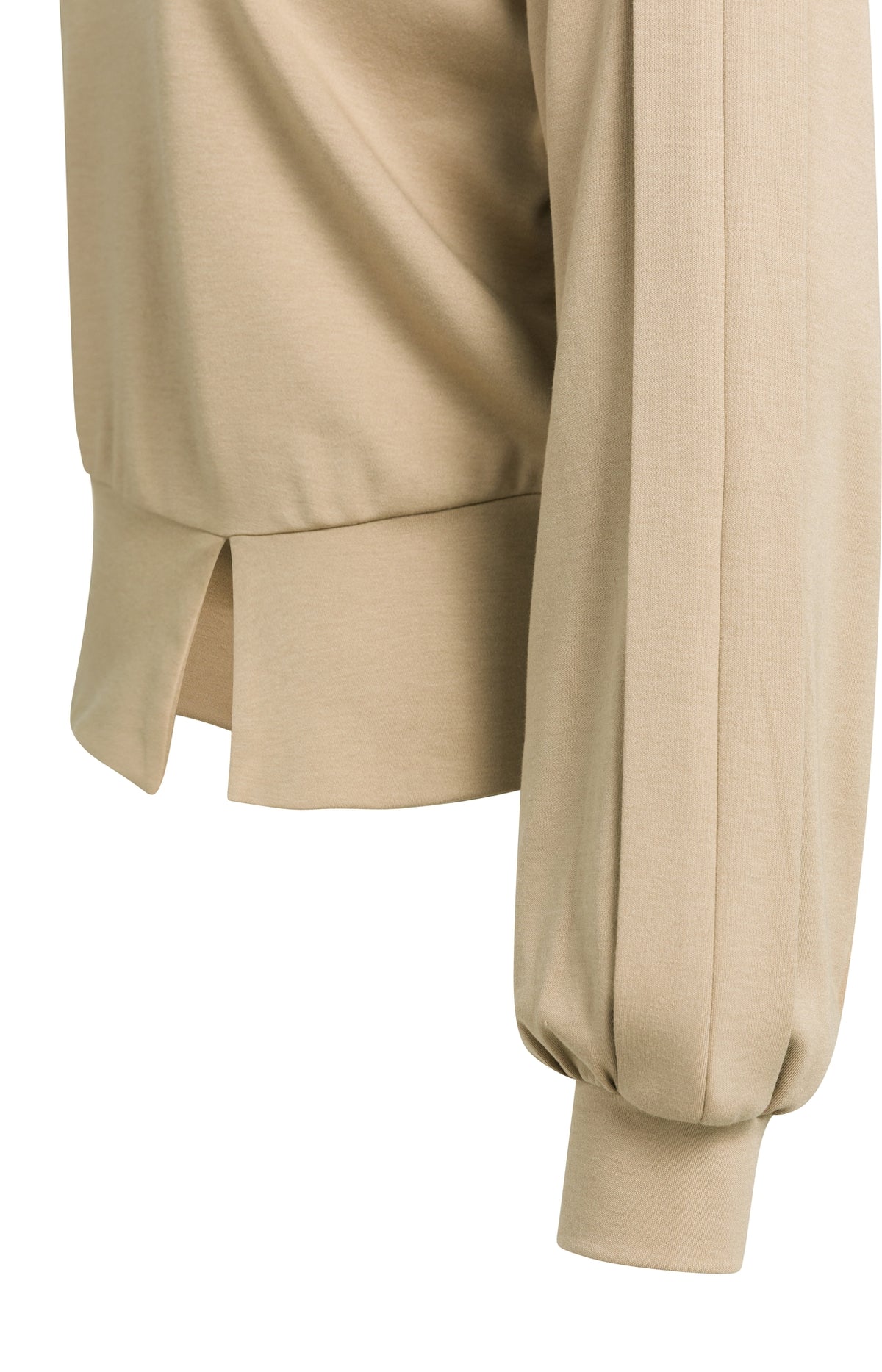 YAYA Pullover mit Faltdetail - Cornstalk Brown