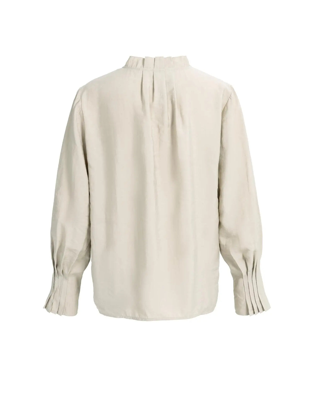 YAYA Bluse mit Plissierdetails - Cashmere Grey