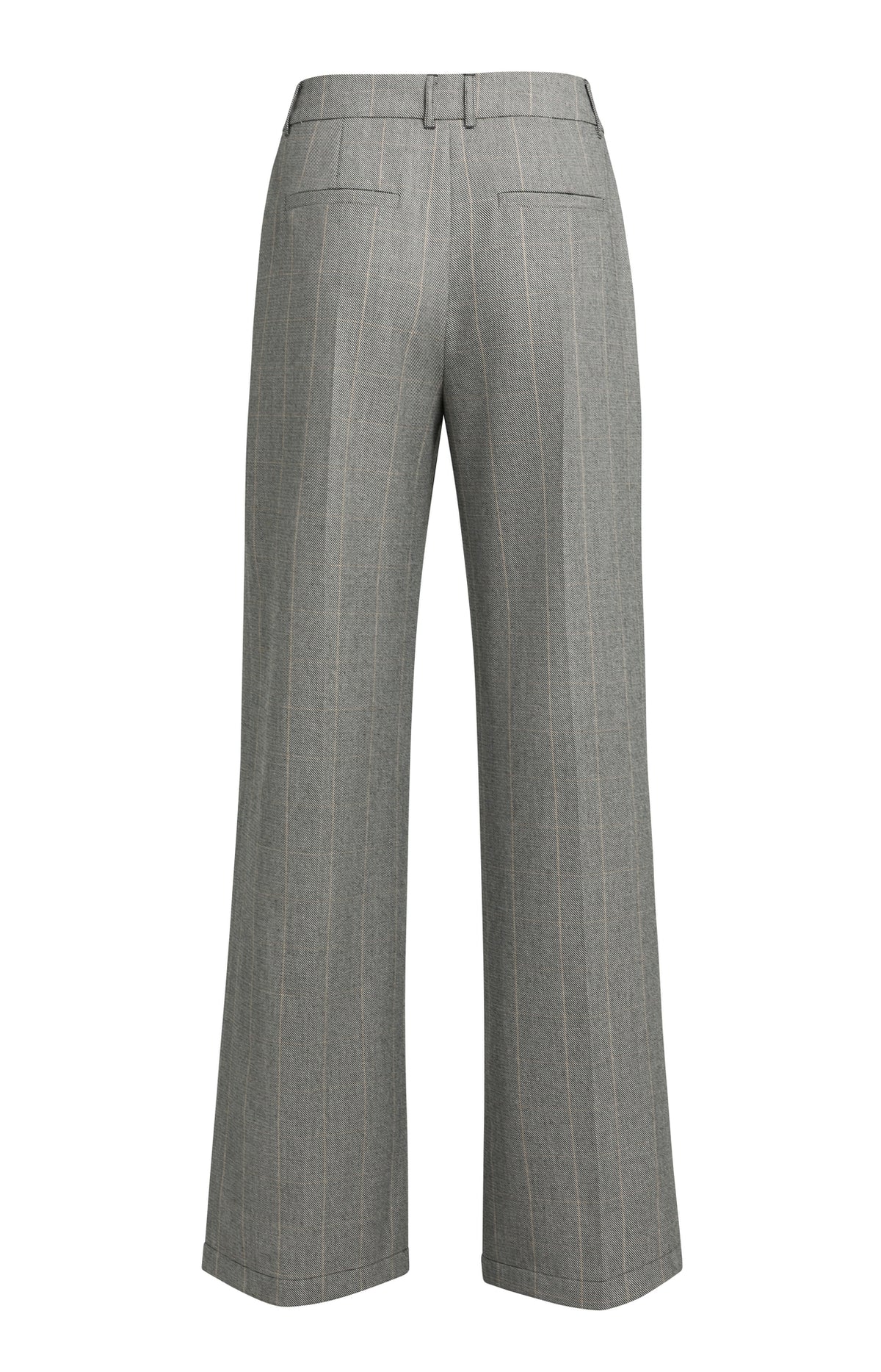 YAYA Karierte Hose mit weitem Bein - Hole Black Dessin