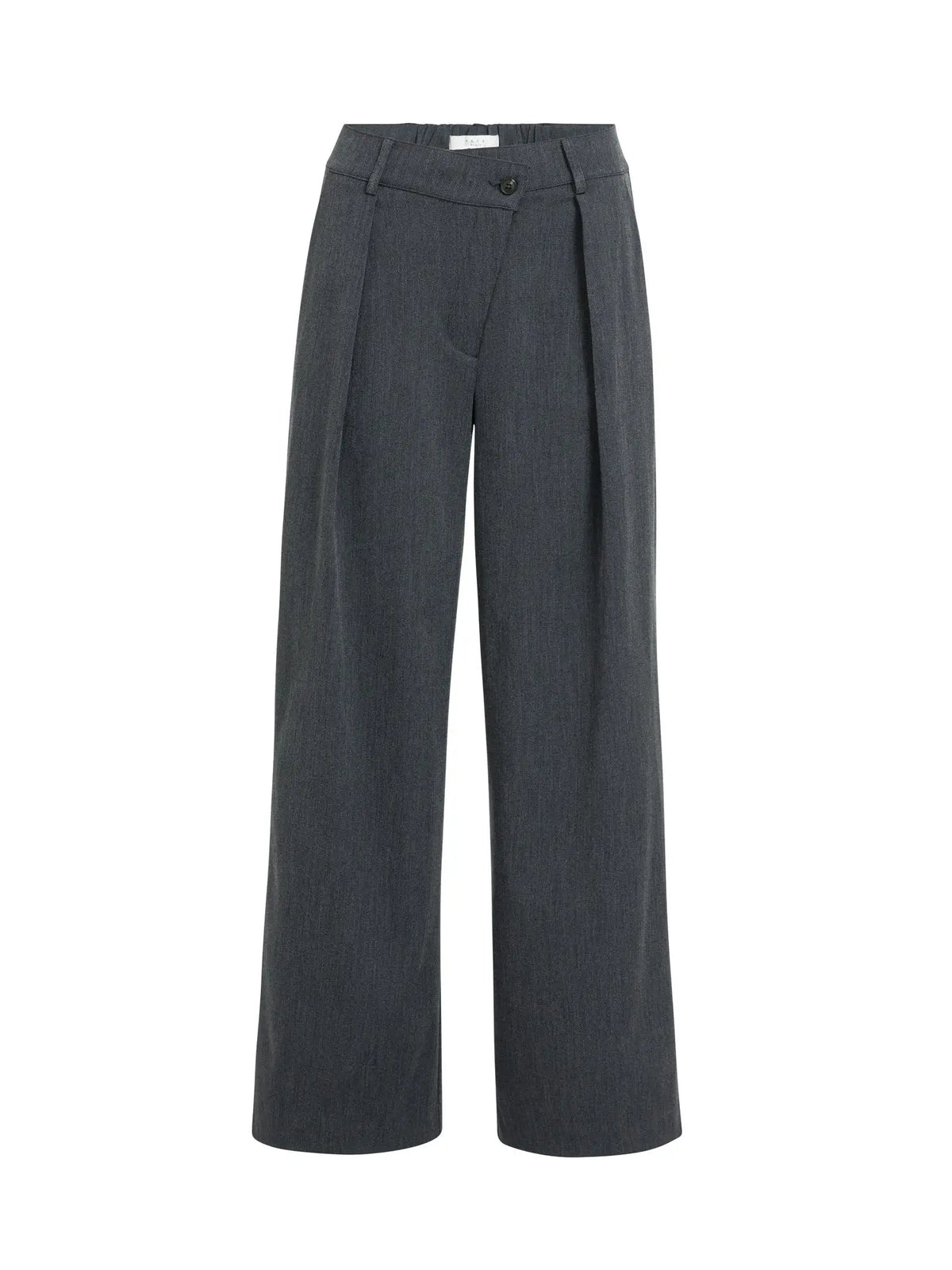YAYA Hose mit asymmetrischen Verschluss - Cat Black Melange