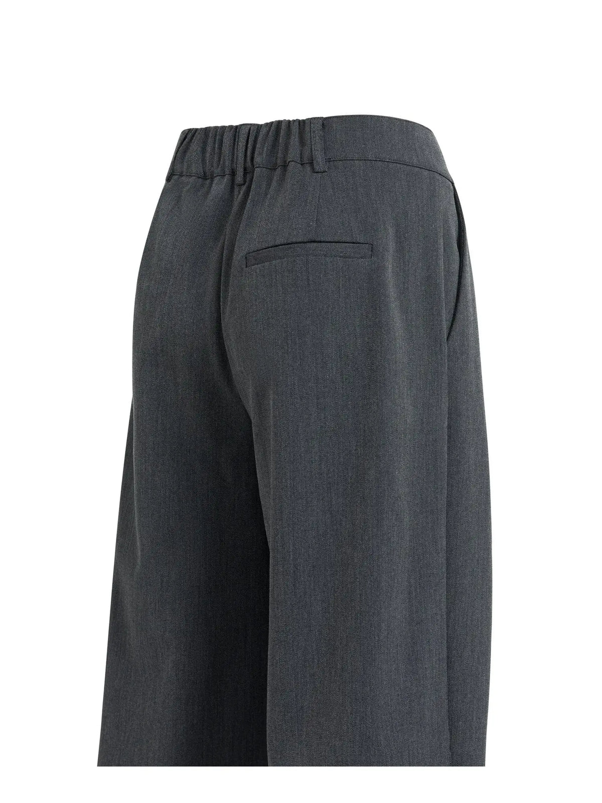 YAYA Hose mit asymmetrischen Verschluss - Cat Black Melange