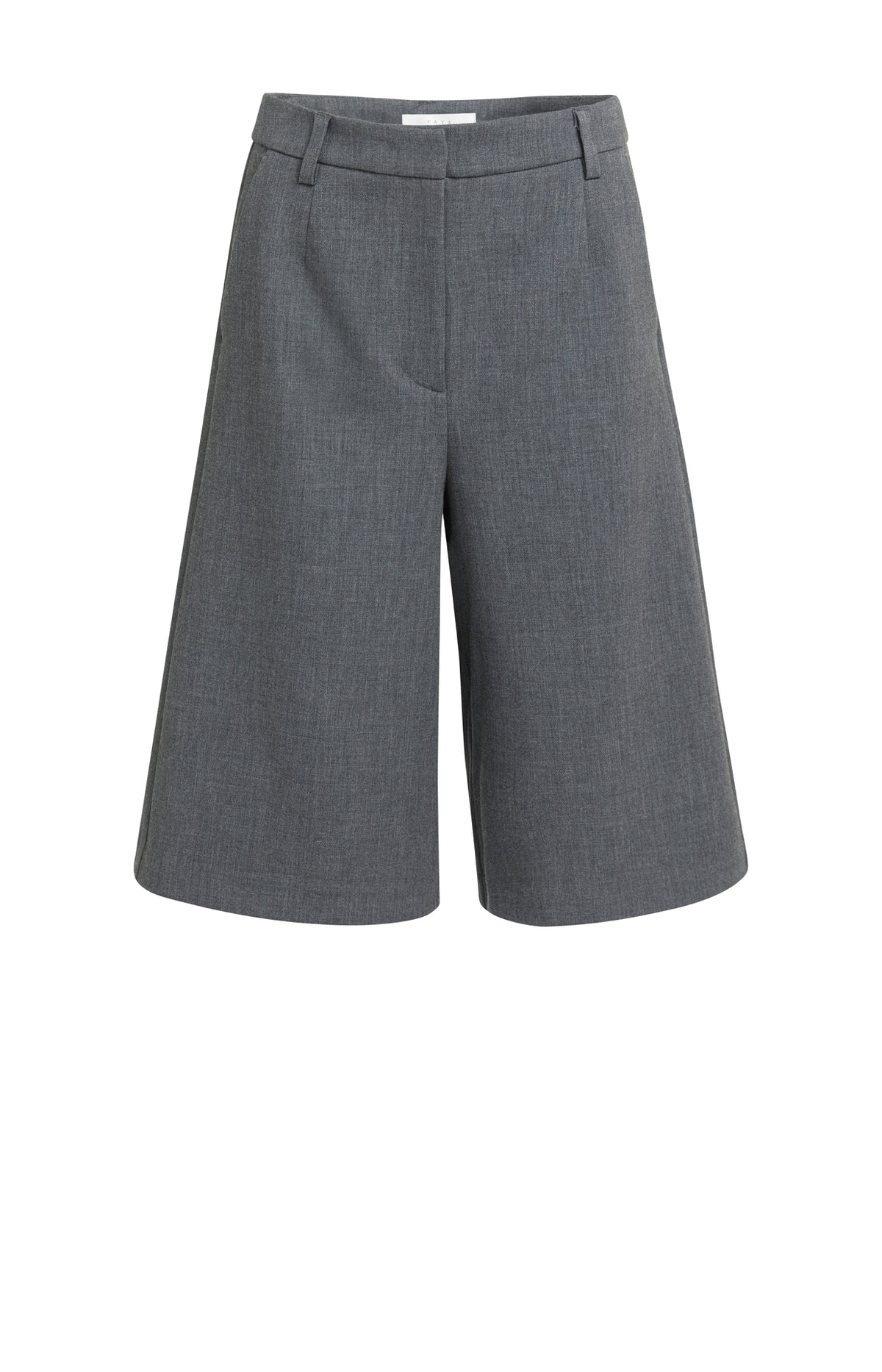YAYA Lange Bermudashorts - Anthrazit Melange