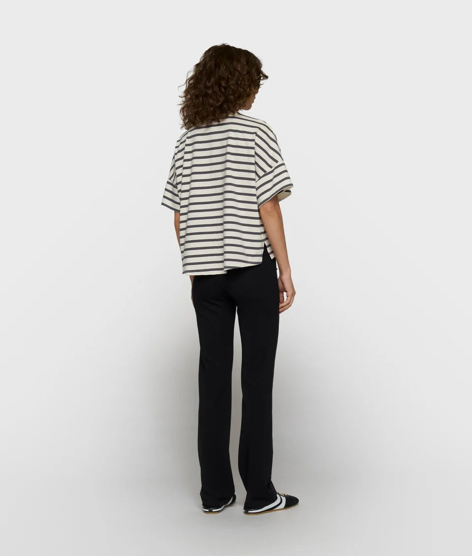 10DAYS AMSTERDAM Flare Punto Pants Black