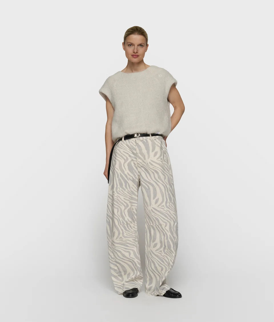 10DAYS AMSTERDAM Balloon Stricktop mit Lurex