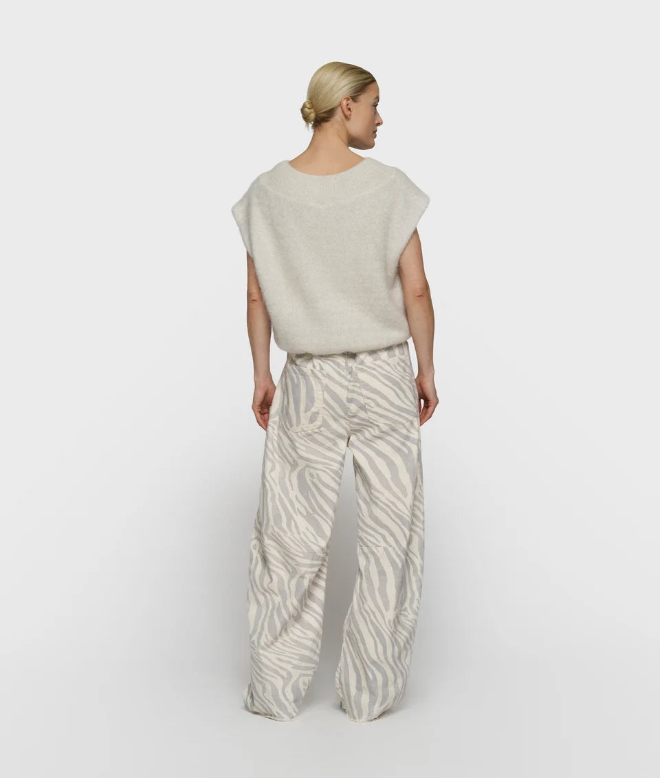 10DAYS AMSTERDAM Balloon Stricktop mit Lurex