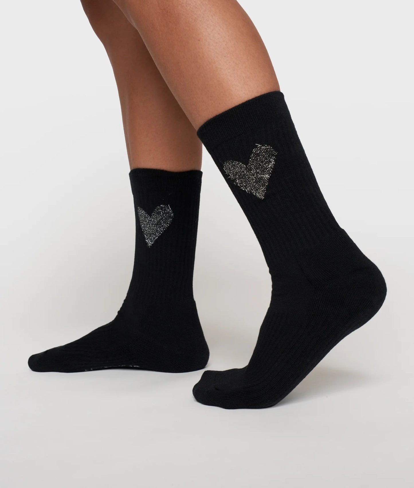 10DAYS AMSTERDAM Socks Heart Black