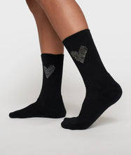 Lade das Bild in den Galerie-Viewer, 10DAYS AMSTERDAM Socks Heart Black
