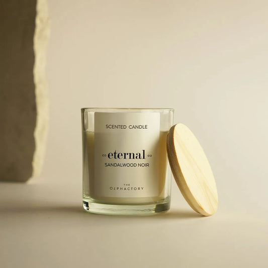 THE OLPHACTORY Duftkerze Eternal - Sandal Wood Noire