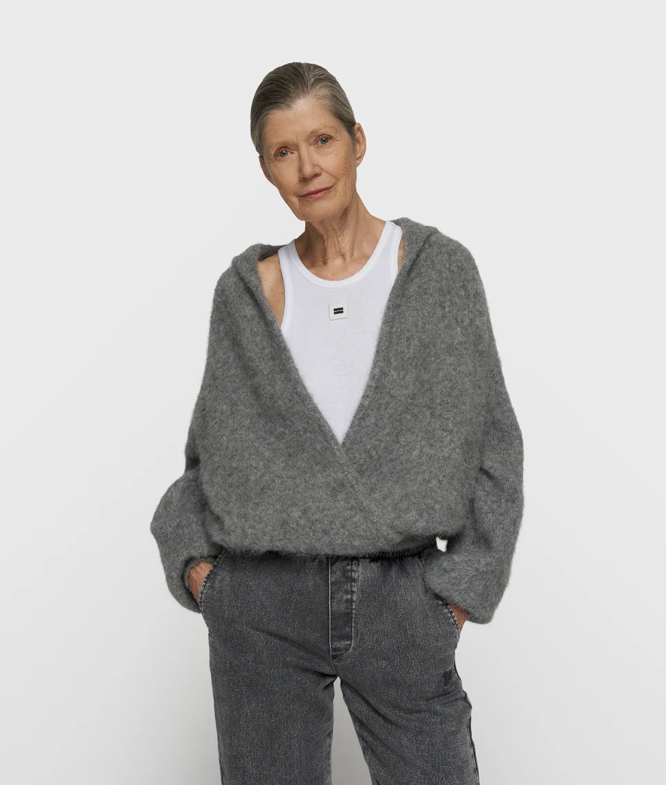 10DAYS AMSTERDAM Strickpullover mit Kapuze