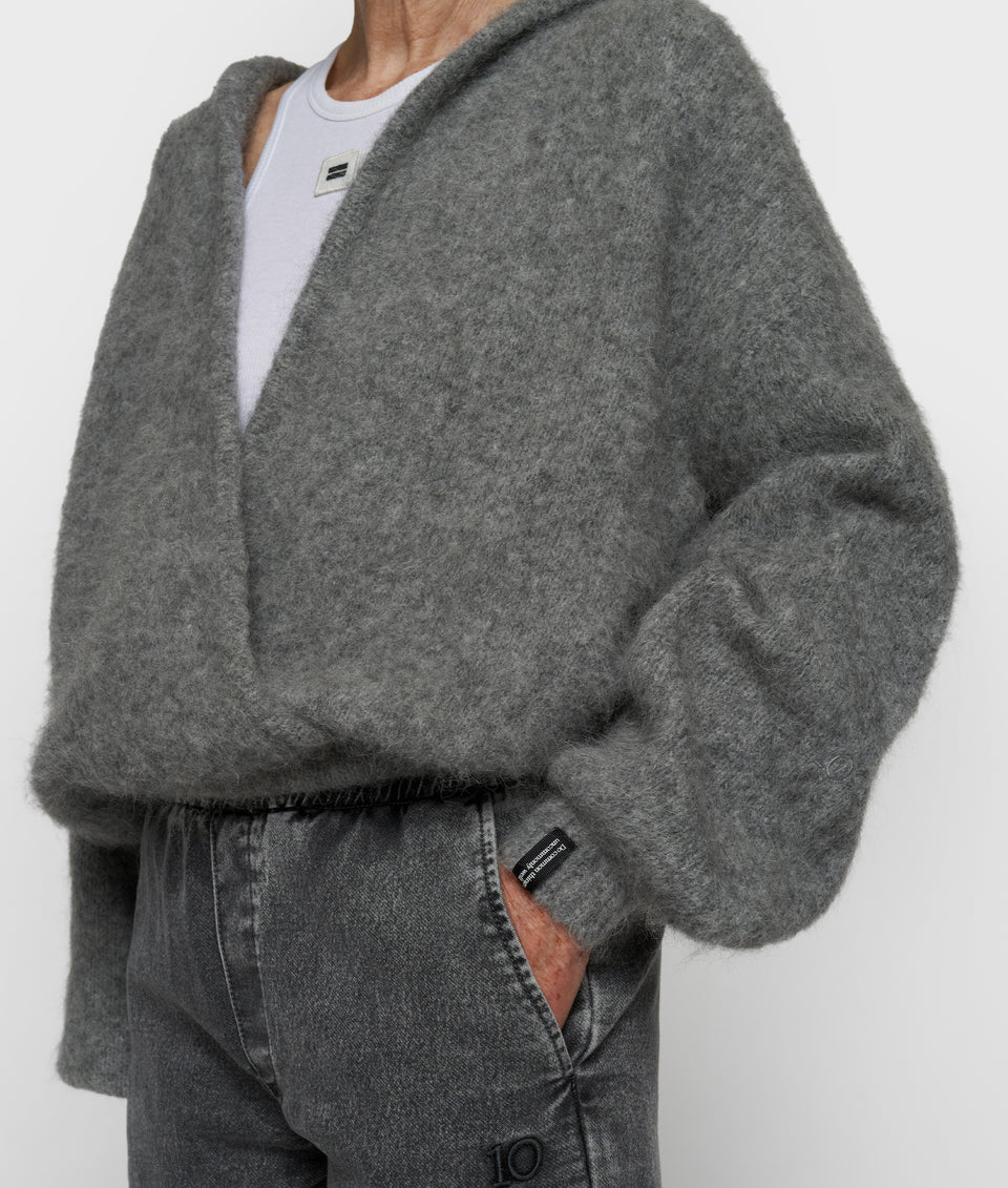 10DAYS AMSTERDAM Strickpullover mit Kapuze
