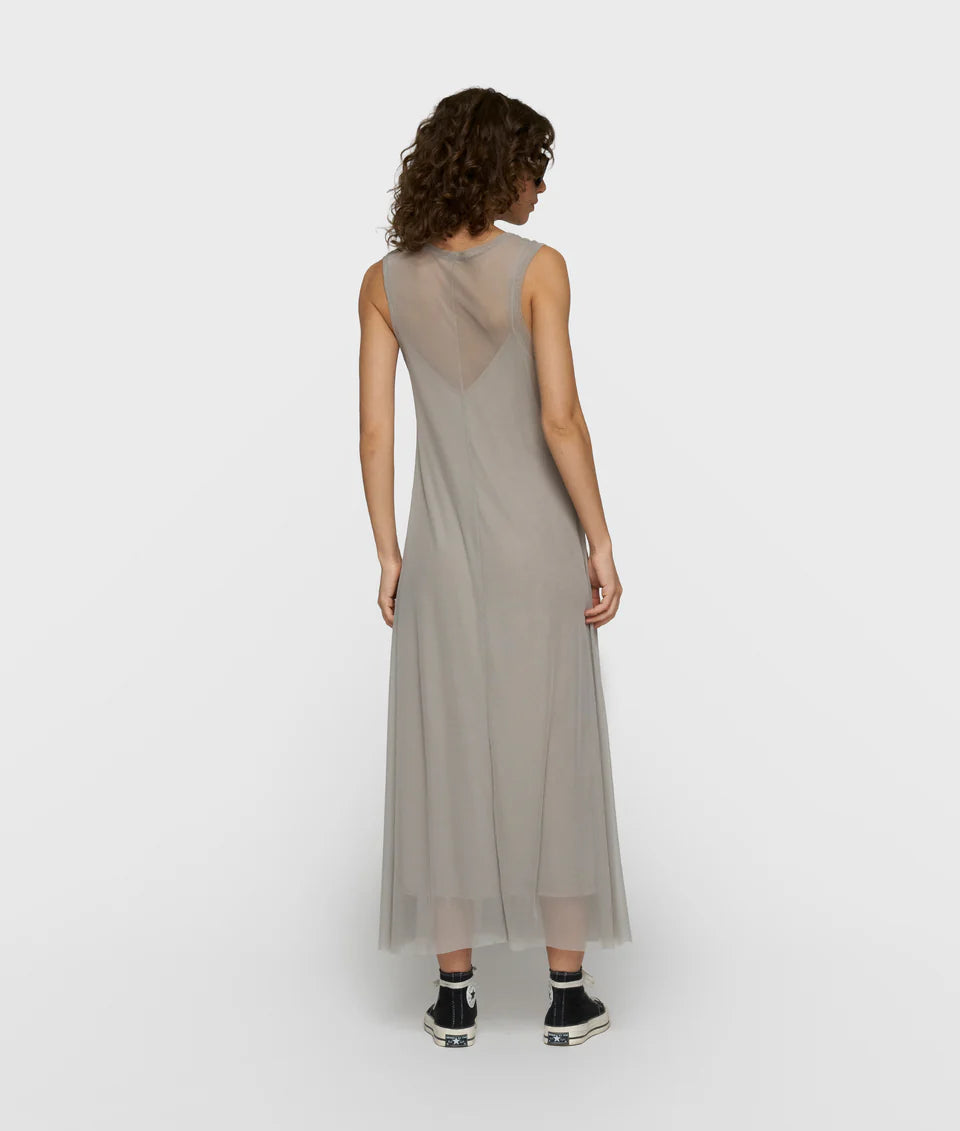 10DAYS AMSTERDAM Mesh Dress - Fog