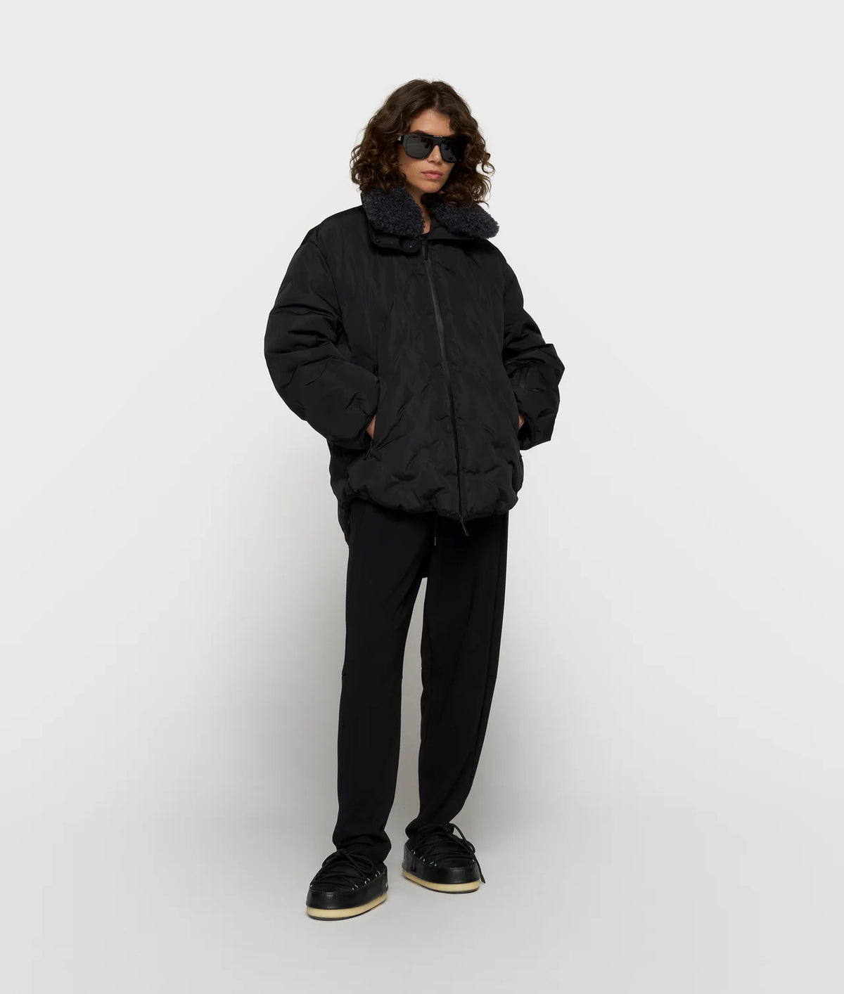 10DAYS AMSTERDAM The Darling Coat - Black