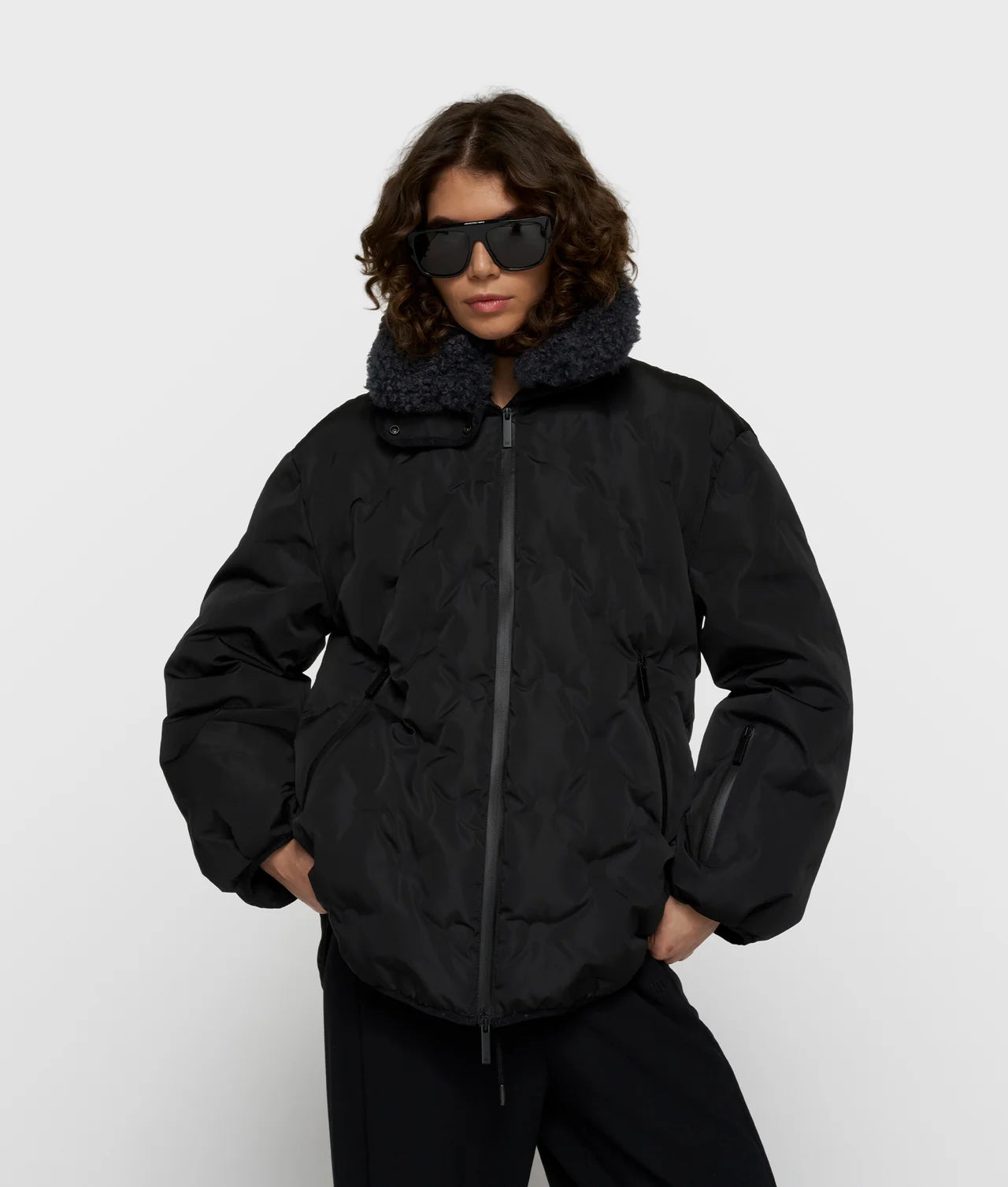 10DAYS AMSTERDAM The Darling Coat - Black