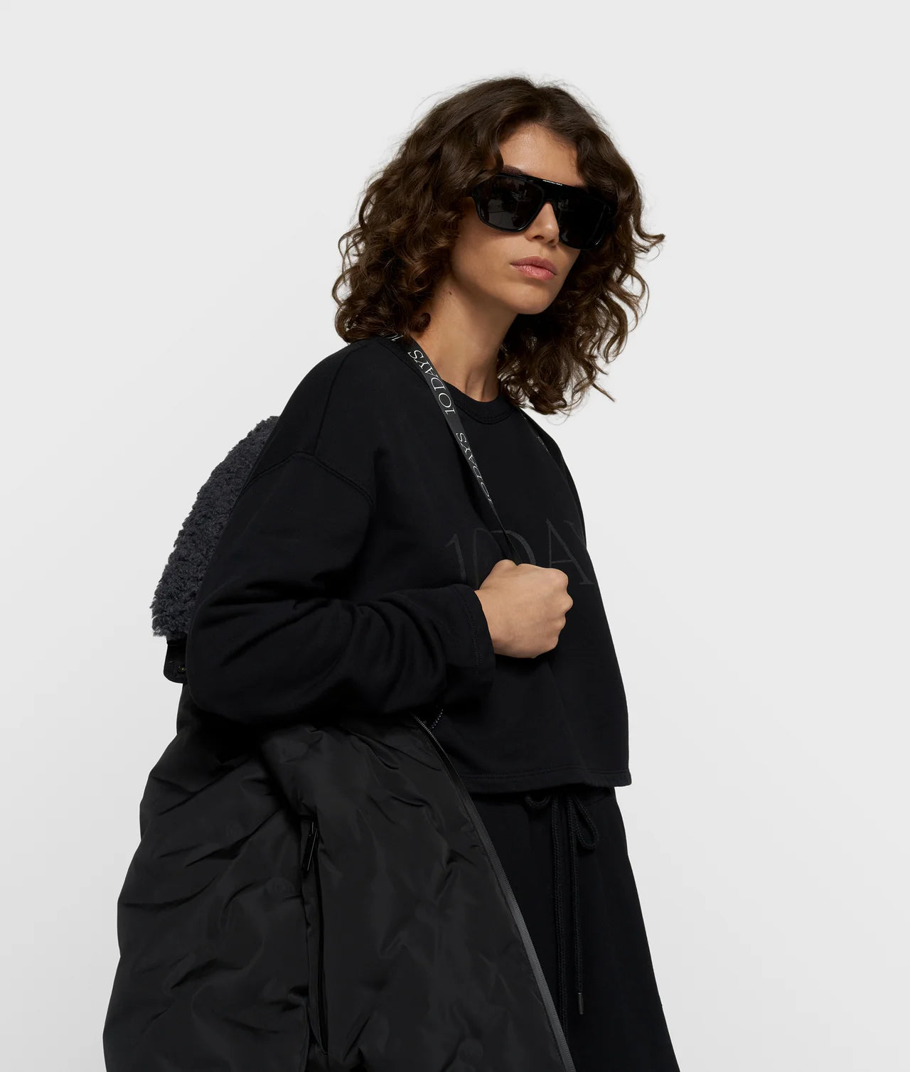 10DAYS AMSTERDAM The Darling Coat - Black