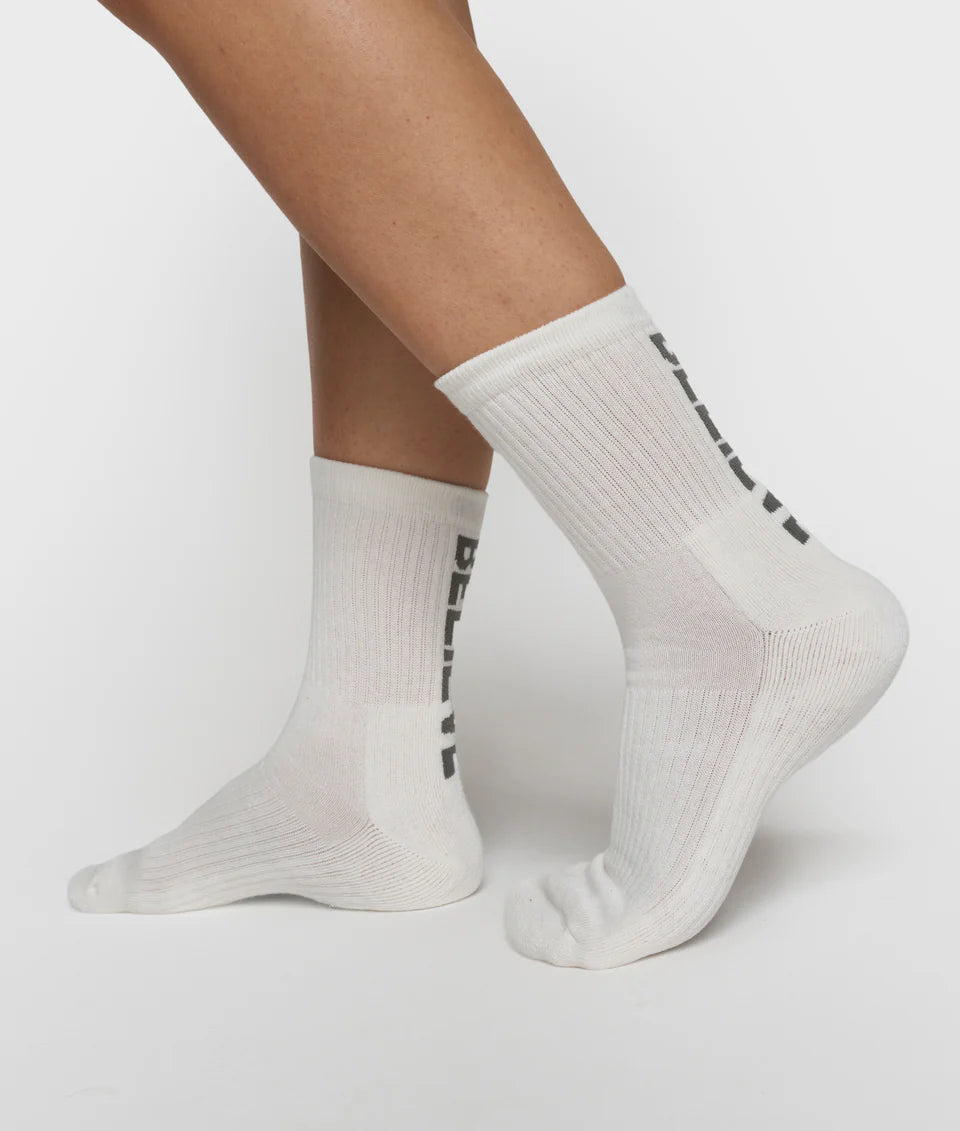 10DAYS AMSTERDAM Socks Believe - Ecru