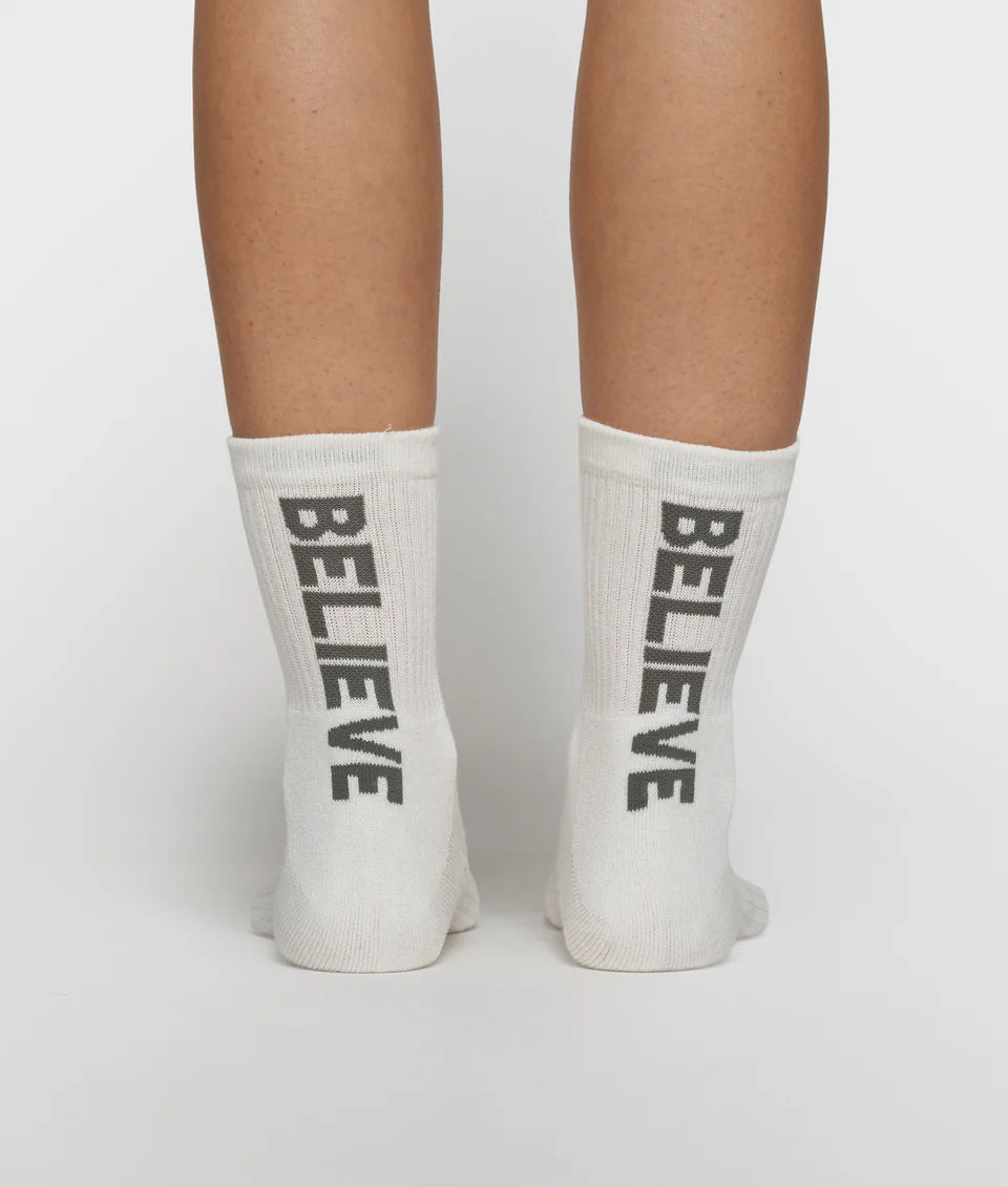 10DAYS AMSTERDAM Socks Believe - Ecru