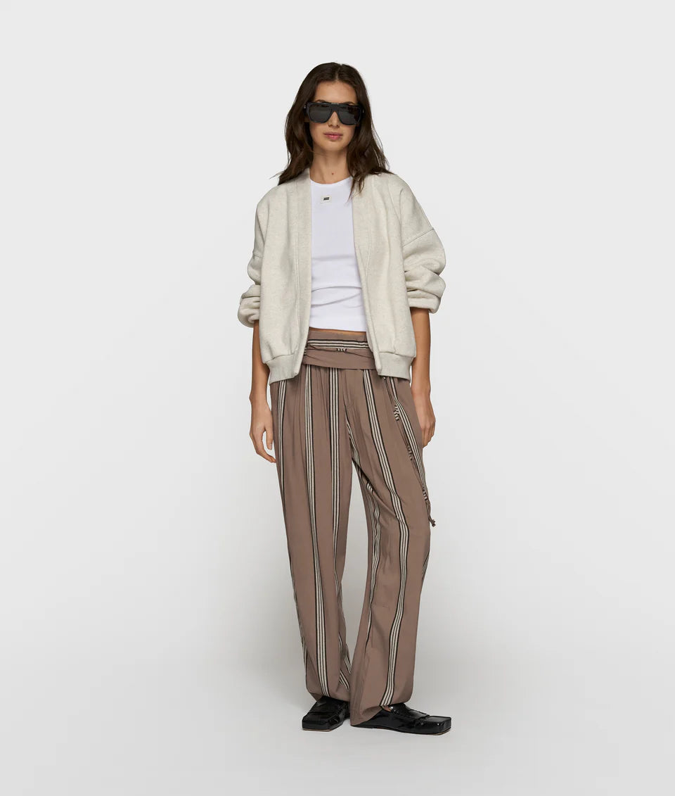 10 DAYS AMSTERDAM Comfort Pants Stripes Moonrock