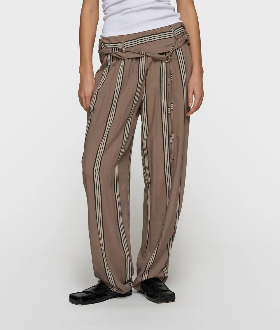 10 DAYS AMSTERDAM Comfort Pants Stripes Moonrock