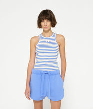 Lade das Bild in den Galerie-Viewer, 10 DAYS AMSTERDAM Tank Rip Top Stripes Blue Bell
