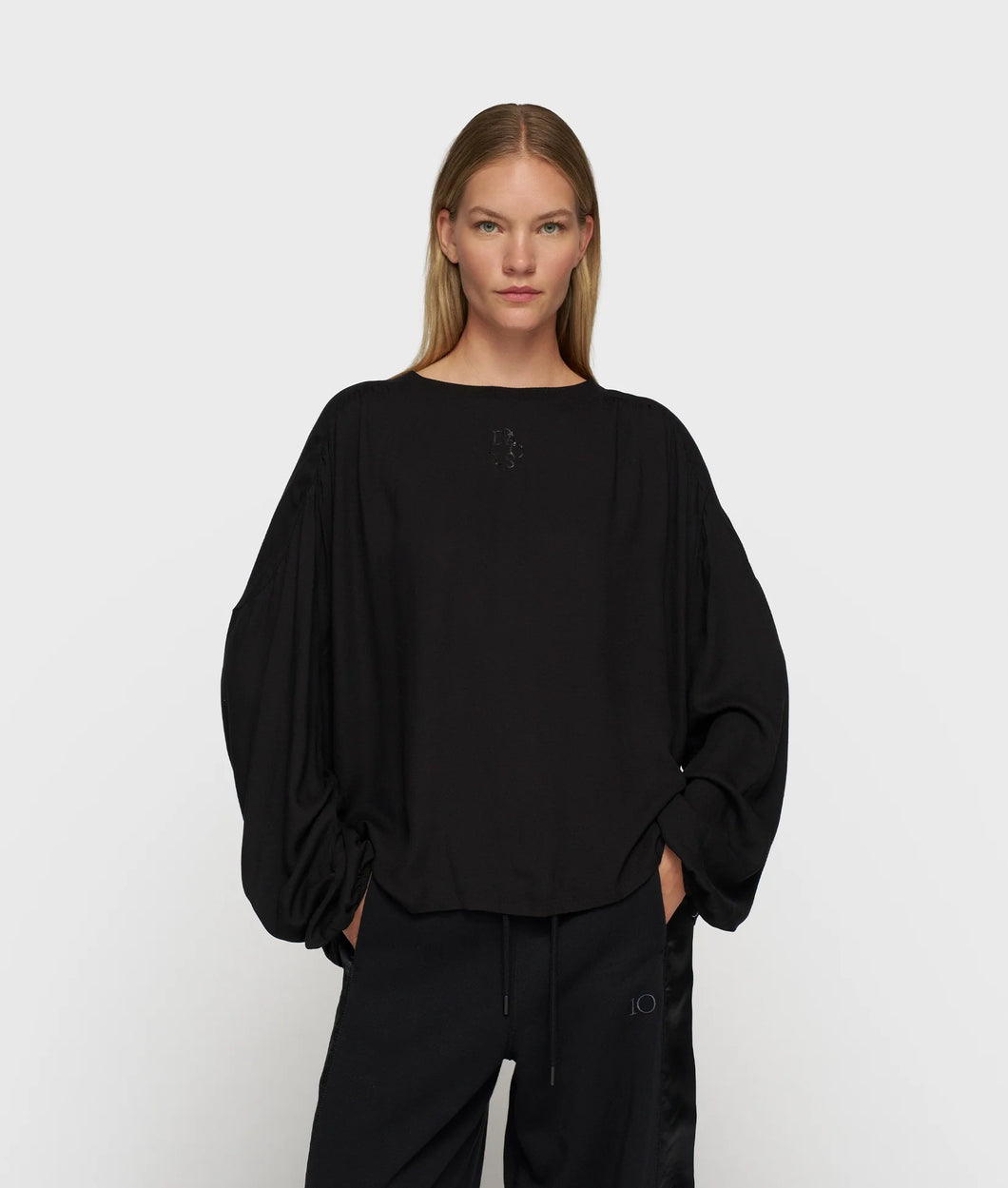 10DAYS AMSTERDAM Flowy Blouse Gathering