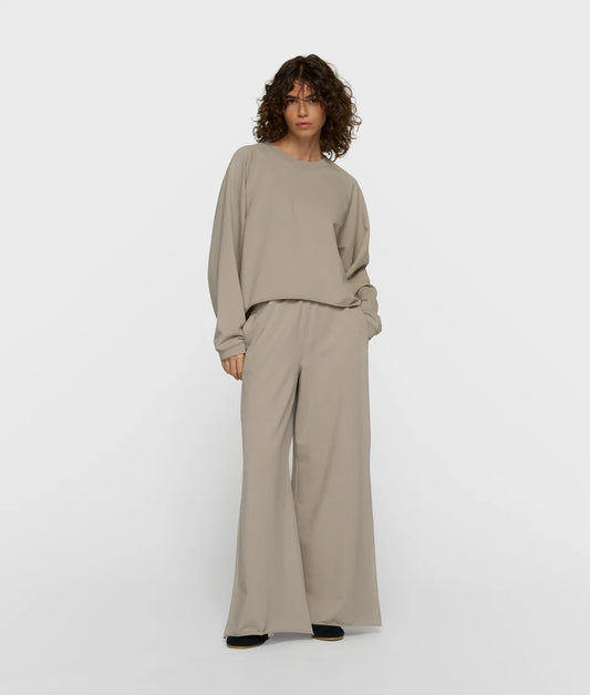 10DAYS AMSTERDAM Silent Chique Wide Jogger - Fog