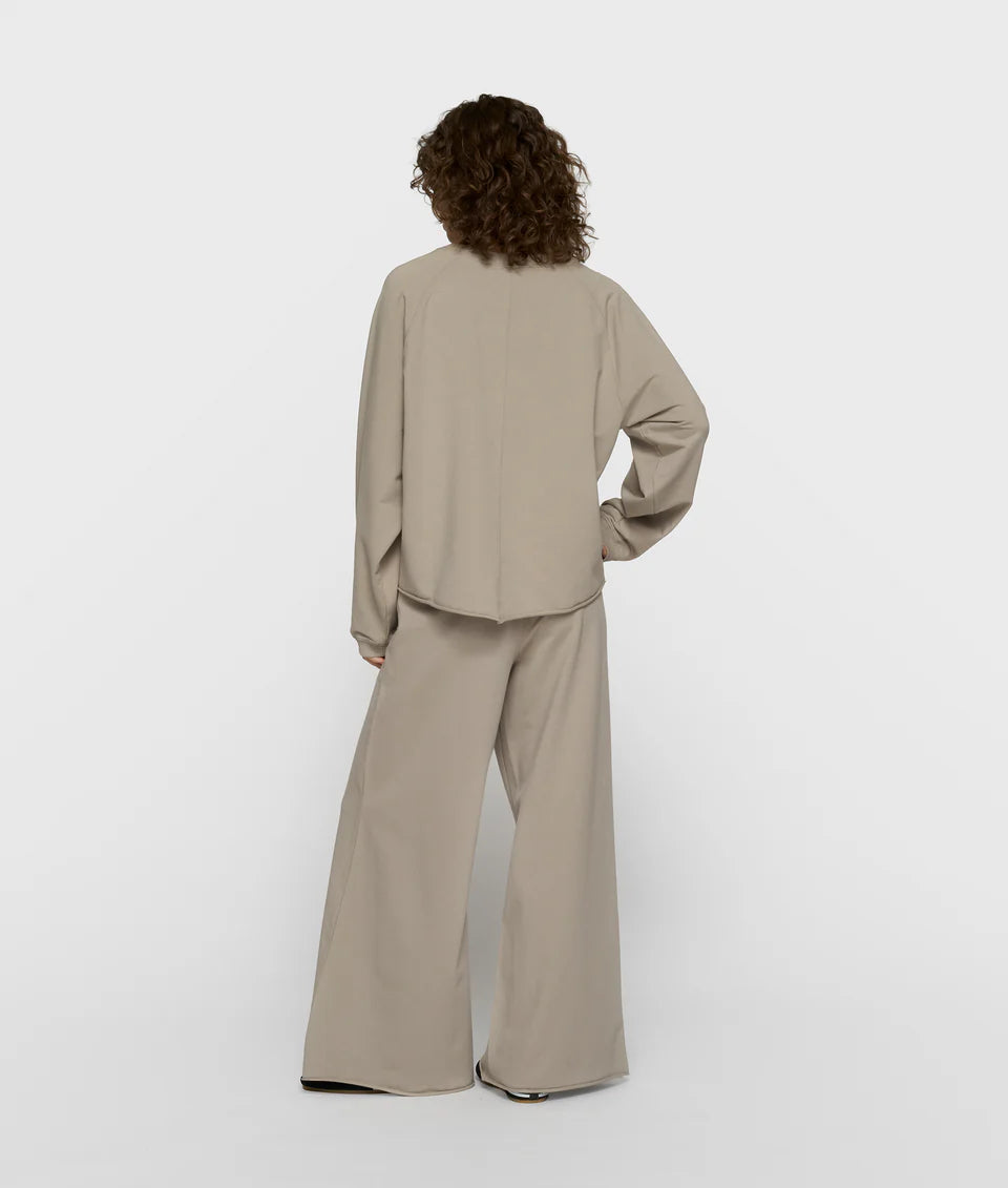 10DAYS AMSTERDAM Silent Chique Wide Jogger - Fog