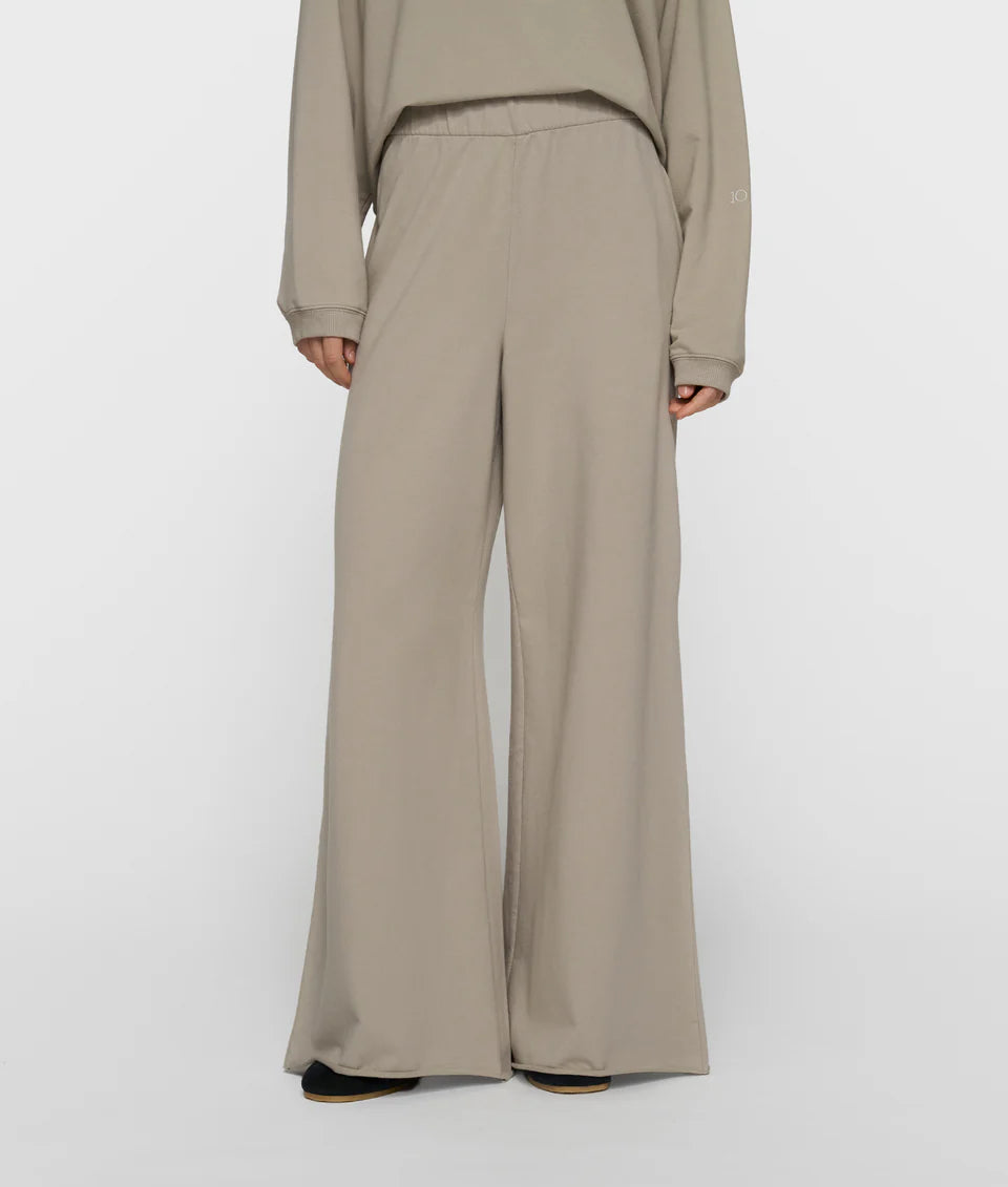 10DAYS AMSTERDAM Silent Chique Wide Jogger - Fog