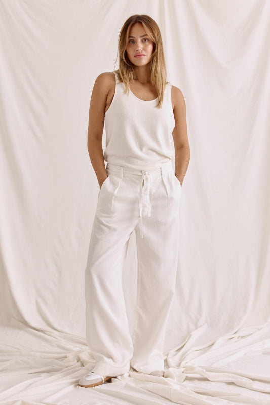 COTTON CANDY Hose Malea Offwhite