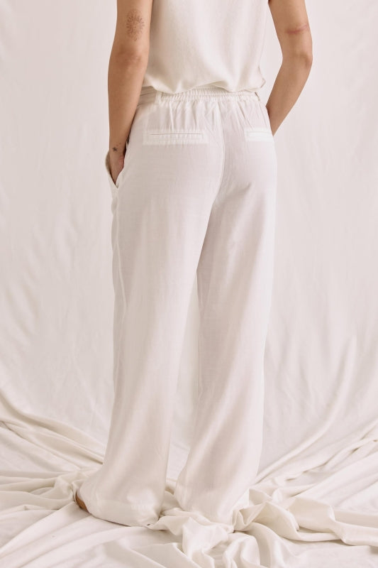 COTTON CANDY Hose Malea Offwhite