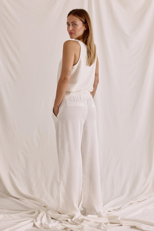 COTTON CANDY Hose Malea Offwhite
