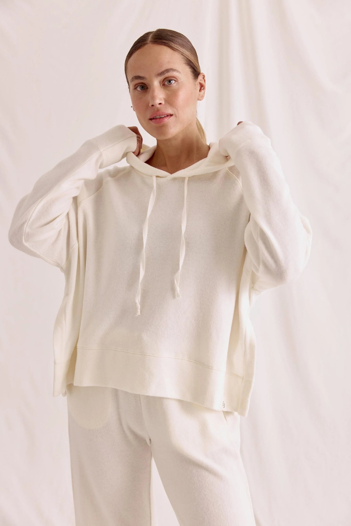 COTTON CANDY Hoodie Blanca