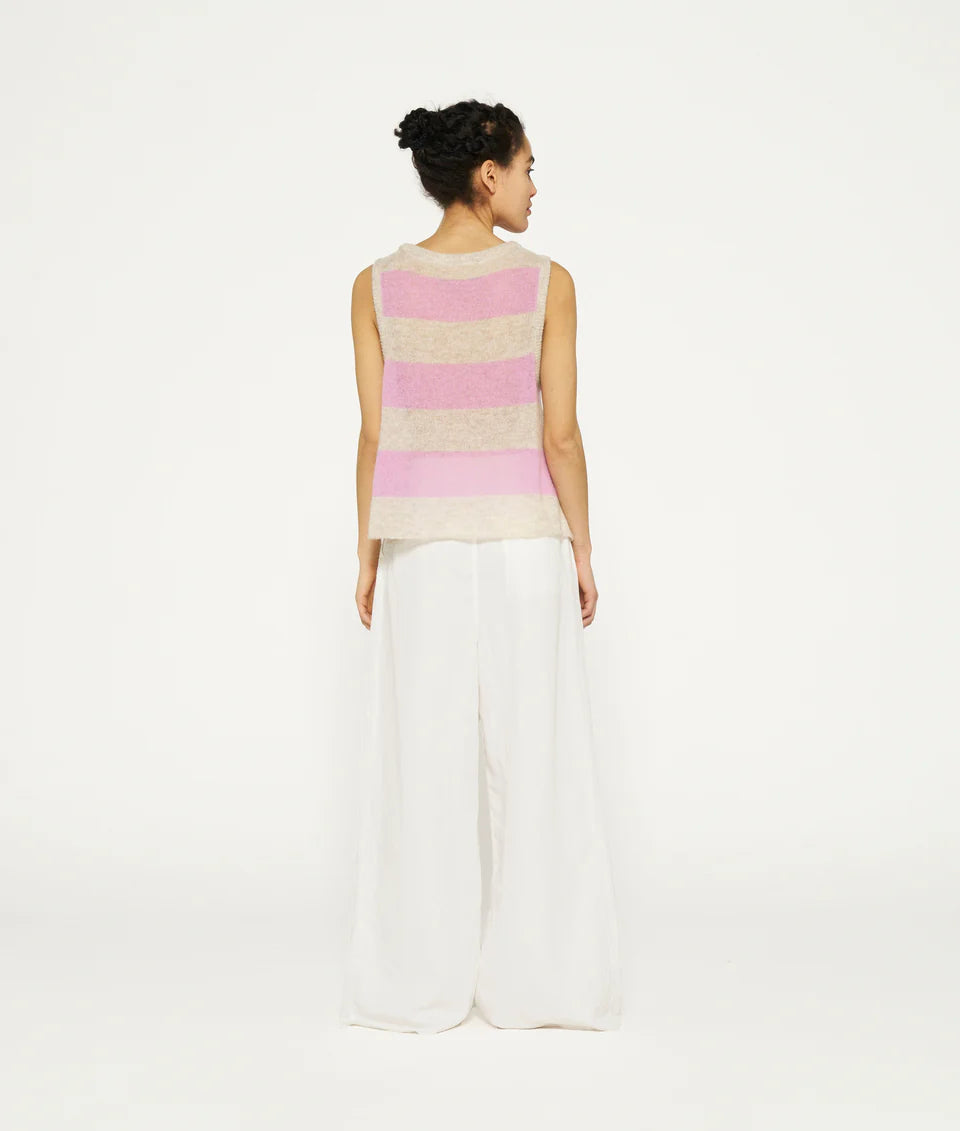 10 DAYS AMSTERDAM Wide Leg Pants Ecru