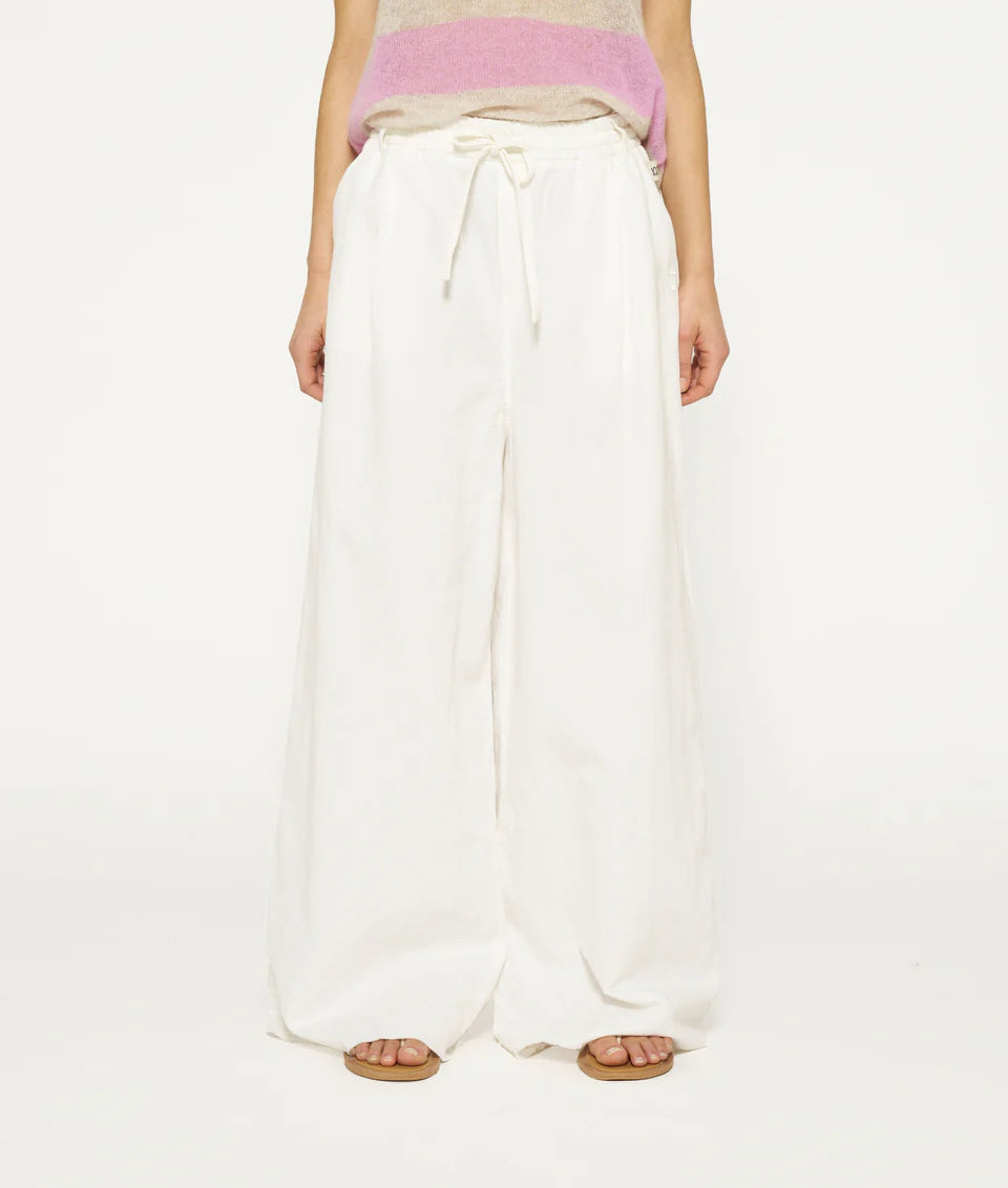 10 DAYS AMSTERDAM Wide Leg Pants Ecru