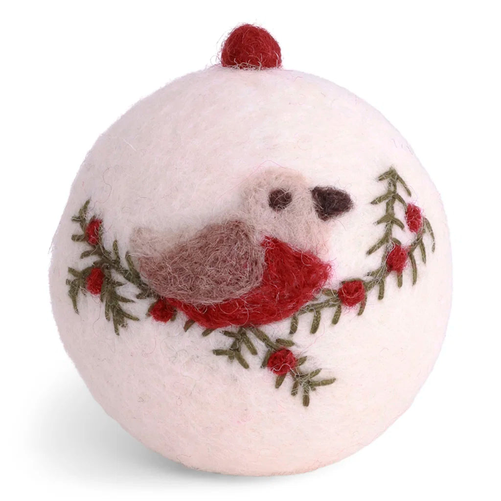 EN GRY & SIF Christmas Kugel mit Stickerei