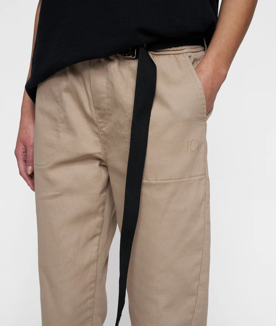 10DAYS AMSTERDAM Belted Pants Jogg Denim Rope