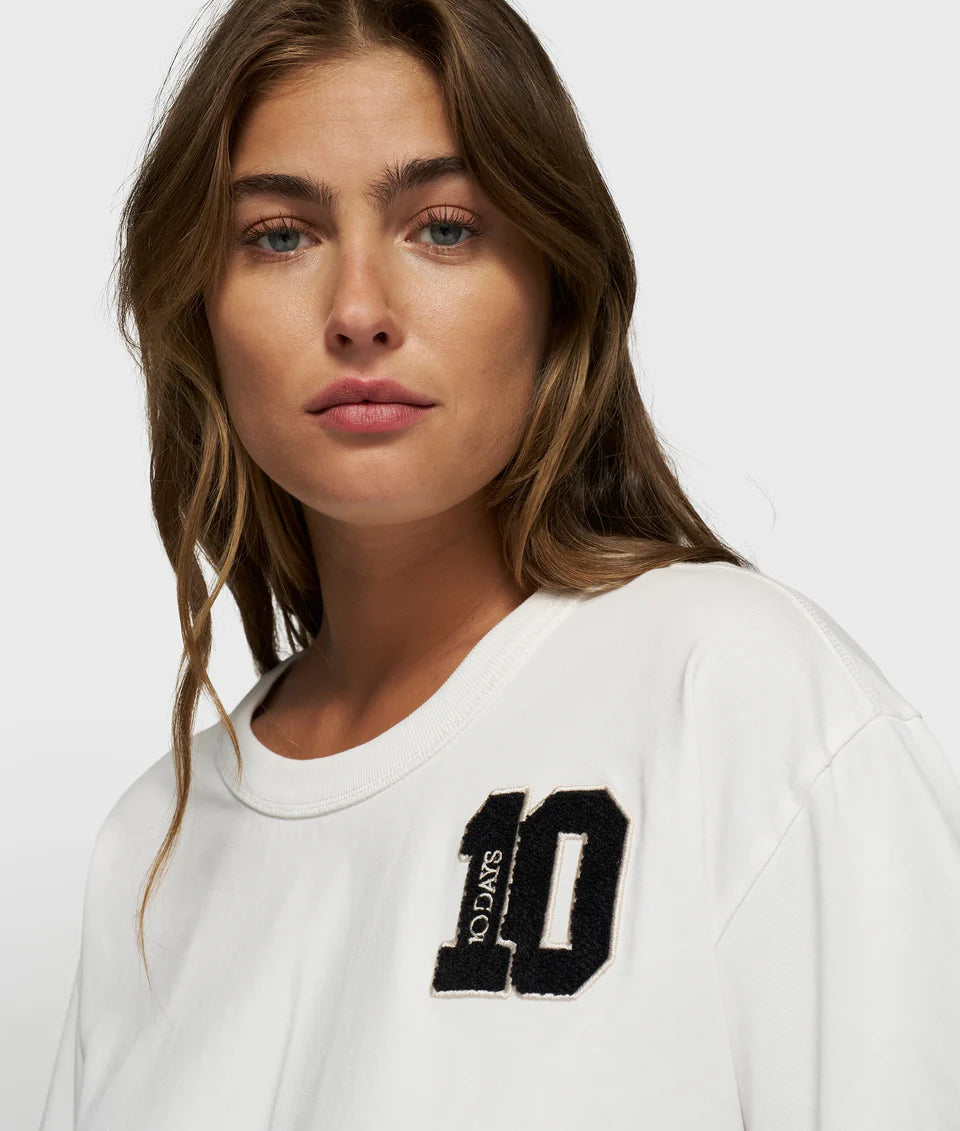 10DAYS AMSTERDAM Thick Cotton Tee 10
