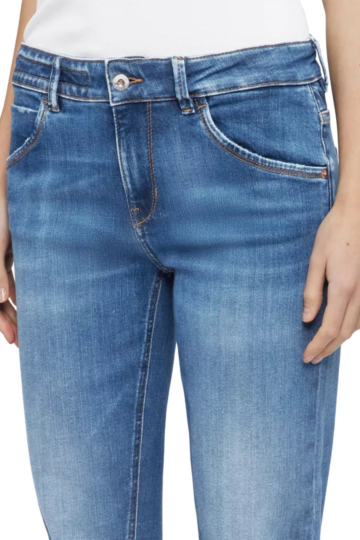 DRYKORN Jeanshose Like - Mid Blue Washed