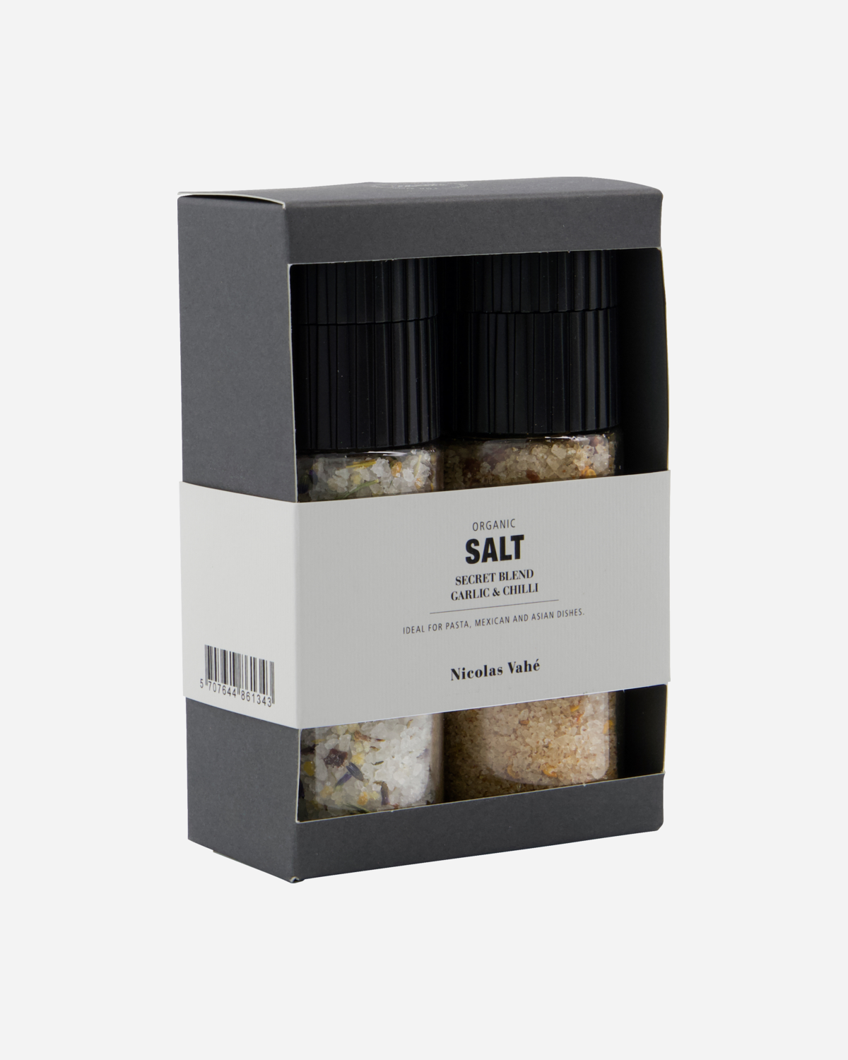 NICOLAS VAHE Geschenkset Salz Secret Blend, Garlic & Chili