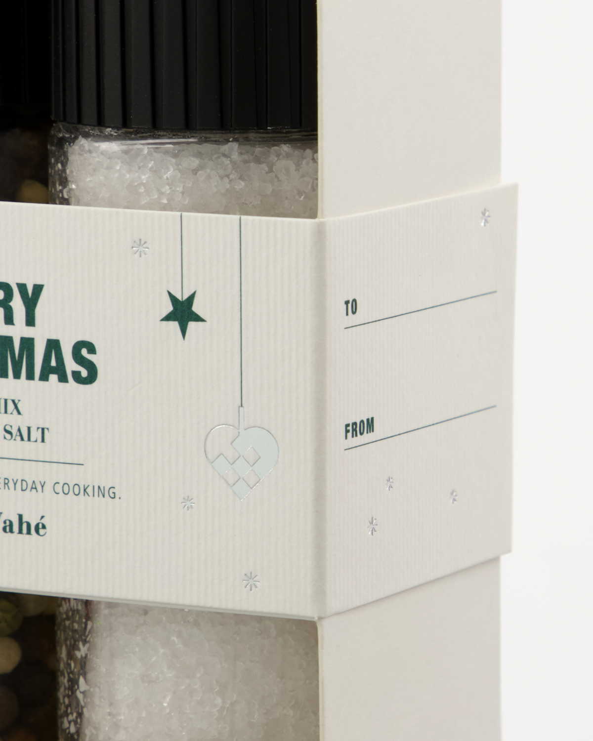 NICOLAS VAHE Geschenkset Merry Christmas - French Sea Salt & Pepper Mix