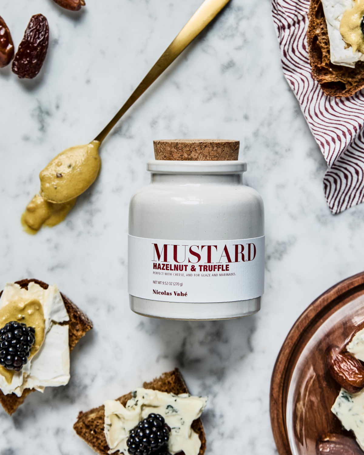 NICOLAS VAHE Christmas Mustard, Hazelnut & Truffle - Weihnachtssenf